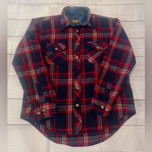 Vintage High Sierra by Mervyns Flannel Red/Blue/Grey